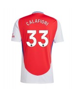 Arsenal Riccardo Calafiori #33 Kotipaita 2024-25 Lyhythihainen